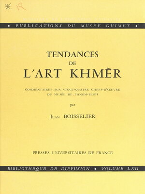 cover image of Tendances de l'art Khmèr